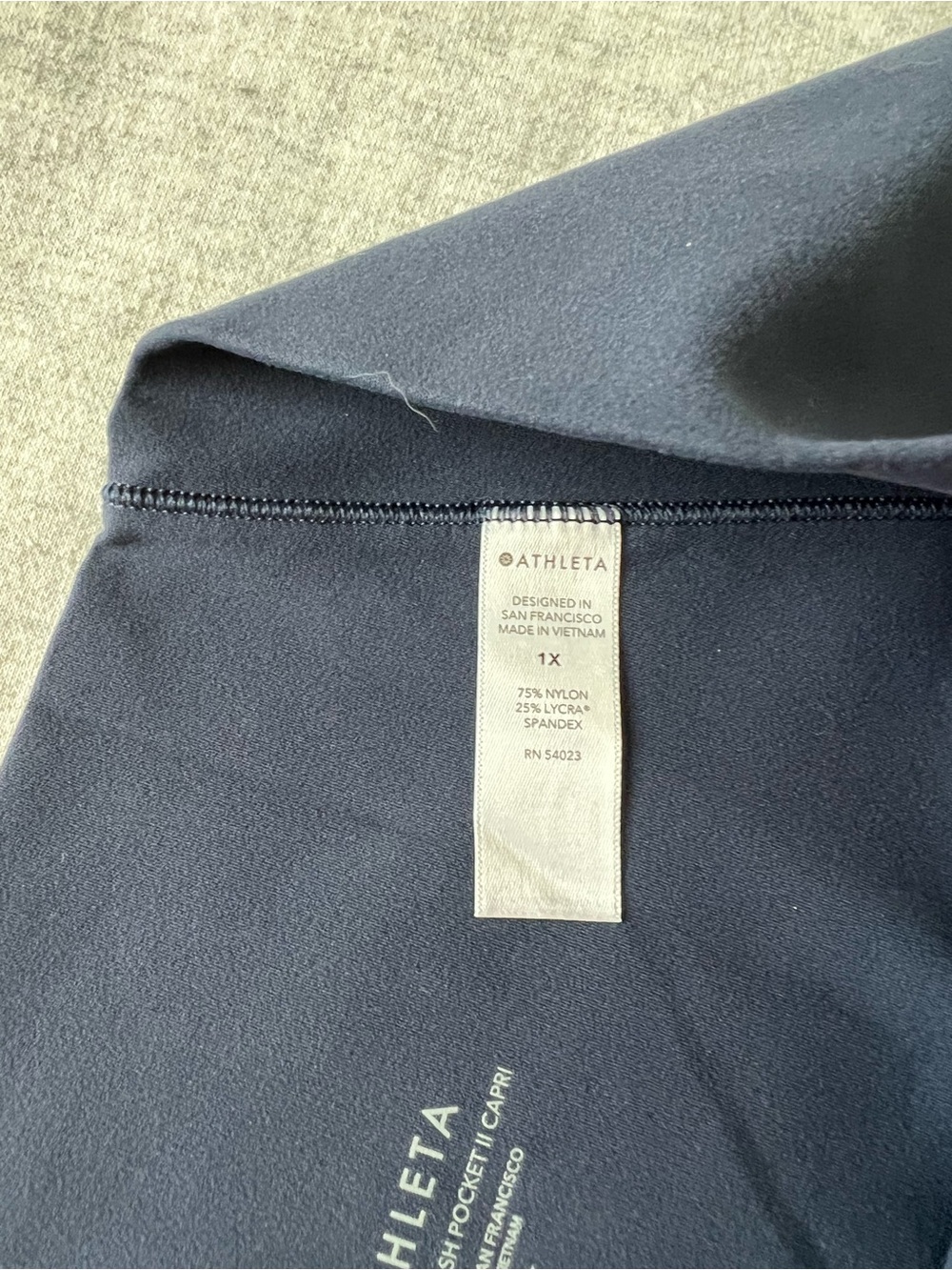 Athleta Salutation Stash Pocket 7/8 and Capri Leggings. Pack of two. - Picture 13 of 13